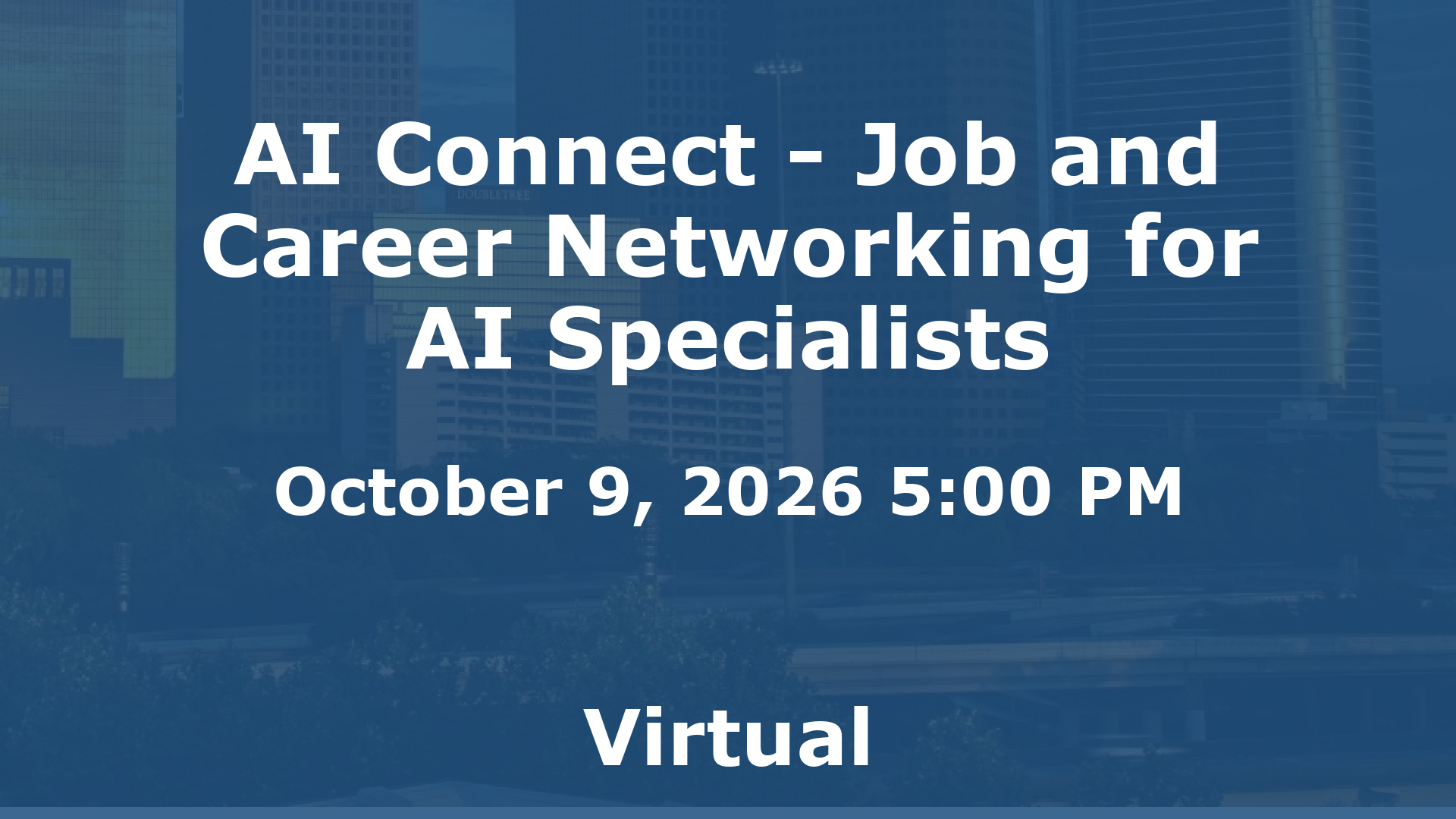 AI Connect - Job and Career Networking for AI Specialists event image